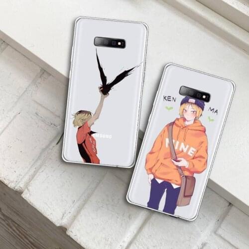 Kenma Kozume Of Haikyuu anime Phone Case Transparent For Samsung Galaxy A S 7 8 11 21 50 30 81 51 90 5G 20 E Ultra M60S