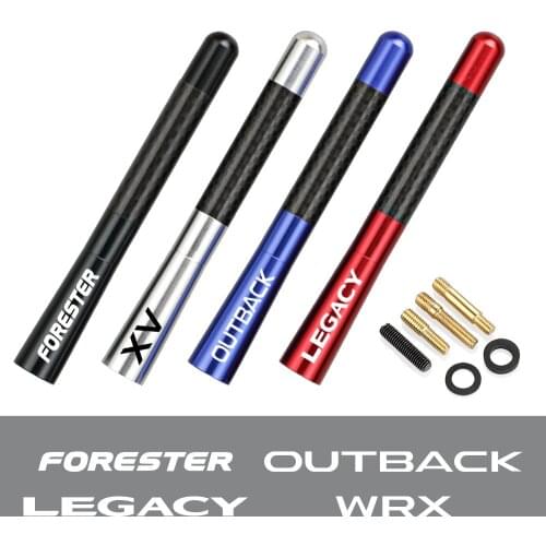 12cm Carbon Fiber Radio Antenna For Subaru Forester XV Outback Legacy WRX Tribeca Levorg BRZ Crosstrek Exiga Car Accessories