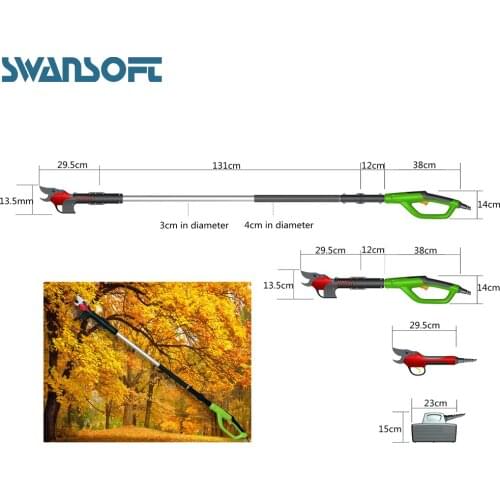 Lithium battery pruner, apple tree high tree pruning shears, vine multipurpose pruning machine