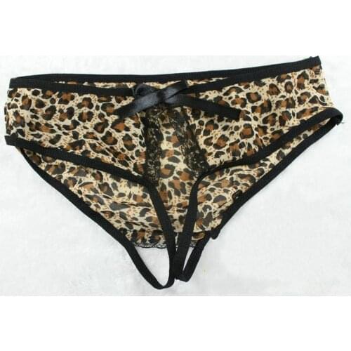 Floral Sexy Underwear Crotch Women Erotic Lingerie G-string Women Bikini All Low Open Nightwear Max Lace Rise