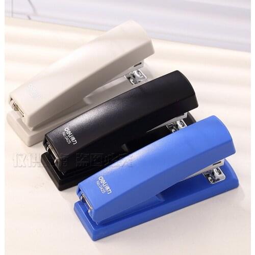 Normal Stapler For Office Plastic And Metal Manual Type Capacity 100pcs 24/6 Staples Binding Tools Book Paper Bills Deli 0425