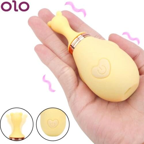 OLO 6 Frequency Clitoris Stimulator Vagina Massager Cute Mouse G Spot Vibrator Female Masturbator Adult Product