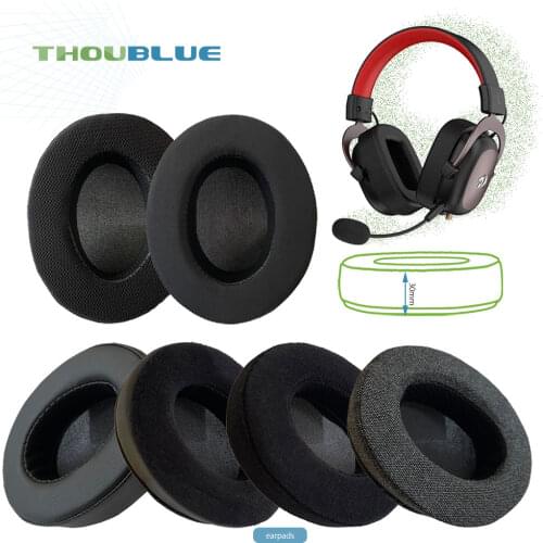 THOUBLUE Replacement Ear Pad For Redragon H510 Zeus Earphone Memory Foam Cover Earpads Headphone