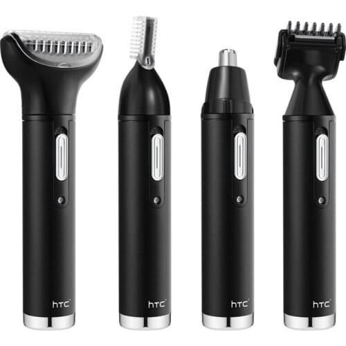 4 in 1 man and women rechargeable beard trimmer nose&ear trimmer eyebrow trimmer electric shaver Mustache Trimmer Body Groomer