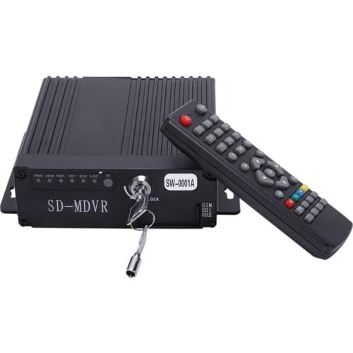 Dvr 4Ch Mini Realtime Car Mobile Dvr Auto Video Recorder Vehicle Camcorder Car Camera Driving Recorder Remote Controller