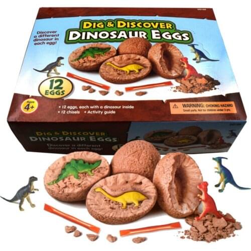 Dinosaur Egg Kids Toys Tyrannosaurus Dinosaur Baby Toys Model Decoration Toys For Children Scientific Mining Toys dinosaur toys