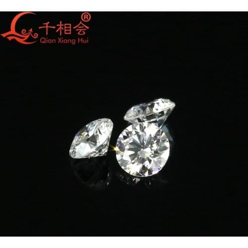 0.7-1.2mm 100% natural diamond round shape DF color VS clarity loose gemstone