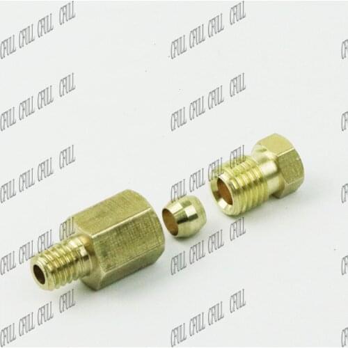 100pcs 4mm tube fitting M6/M6*0.75 male thread Straight adapter/adaptor PD-406/PD406A for lubrication system/CNC machine centre