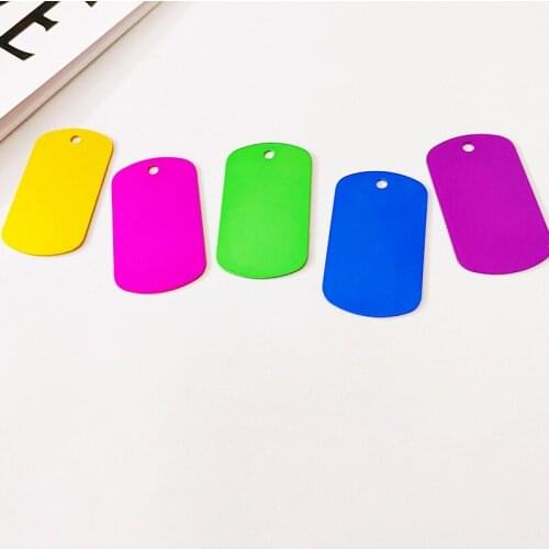 20pcs Wholesale Aluminum Pet Id Cat Tags Mixed Colors In Stocks Customized Dog Accessories Plates