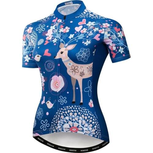 2019 Cycling Jersey Women Bike Jerseys MTB Mountain Road Ropa Ciclismo maillot Quick Dry Breathable Bicycle Shirt Top for female