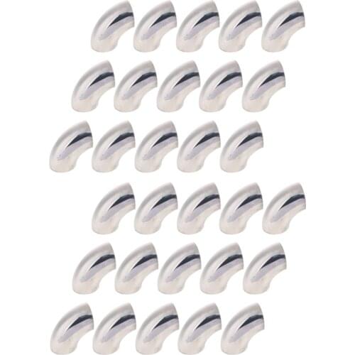 30pcs 2.5" OD 90 Degree Tight Radius Mandrel Bend Pipe Tube Stainless Elbow