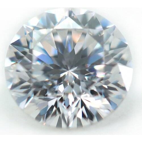 Hot Sale Round Brilliant Cut Diamond Test Past 1 Carat D Color 16 Heart&16 Arrows Moissanite Gemstone Loose Beads Jewelry Making