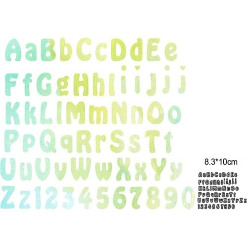 Alphabet Letters Metal Cutting Dies Stencils dies for DIY Scrapbook Paper Craft Decoration Embossing Die Cut Craft Dies 2021 NEW