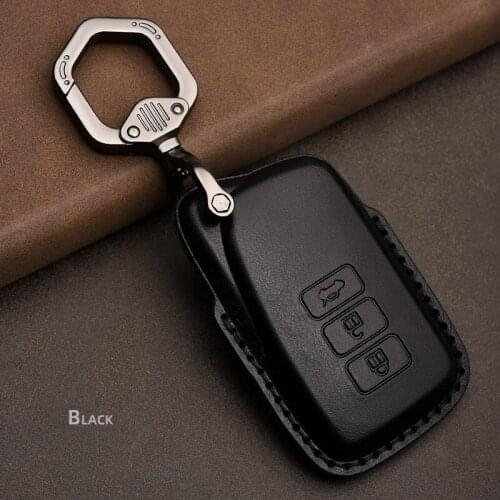 Handmade Genuine Leather Car Key Case Cover Bag Fob Protector For Lexus ES RX NX GS IS LX RCKey Fob Cover Case