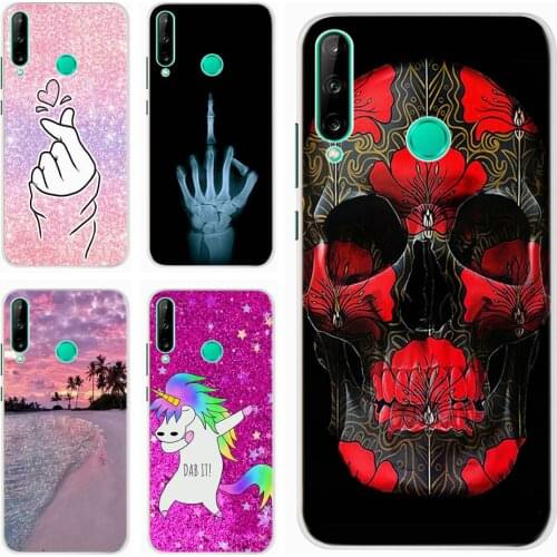 Rose Lion Painted Phone Case For Huawei P40 lite E Case Silicone Shockproof Camera Protection Cover For Huawei P40lite E ART-L28