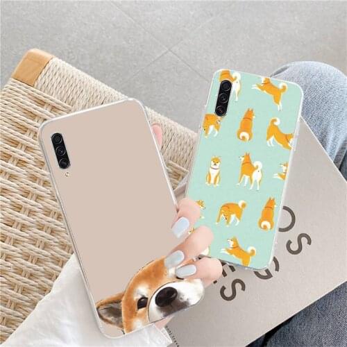 Shiba Inu Dog cute cartoon animal Phone Case For Samsung Galaxy S5 S6 S7 S8 S9 S10 S10e S20 edge plus lite