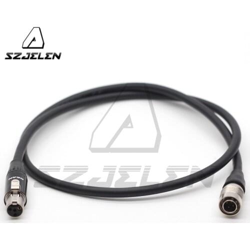 CAMERA 12v Hirose 4pin to mini XLR 4 pin female for tvlogic 055/056/058 power cable