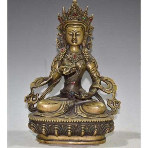 China archaize brass King Kong Buddha crafts statue