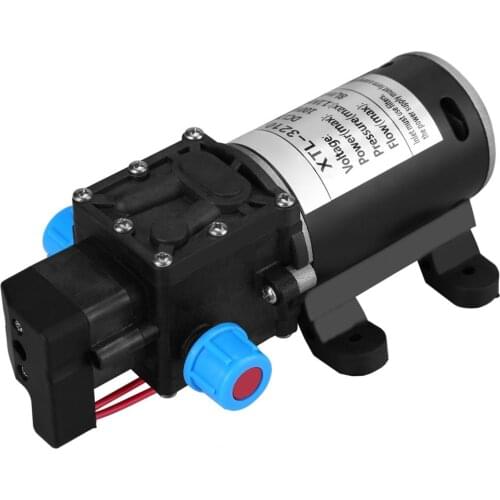 DC12V Diaphragm Water Pump 8L/Min 160Psi 100W High Pressure Electric Self Priming Water Pump Auto Switch for Car Washing Machine