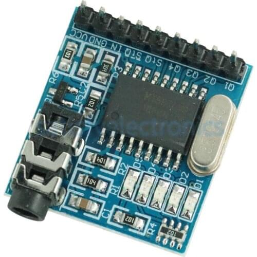 MT8870 DTMF Voice Decoding Module Phone Module Speech Decoding Voice Board Module LED Indicators With Pins