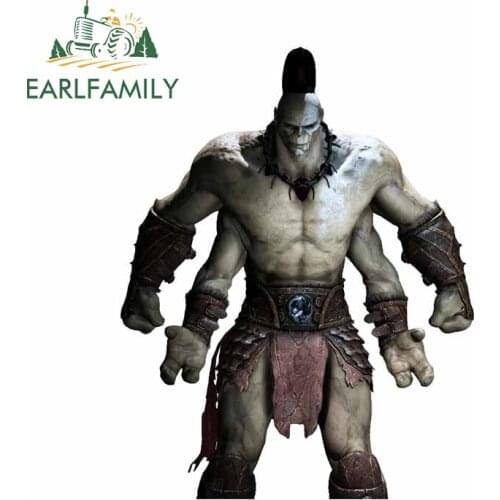 EARLFAMILY 13cm x 10.3cm for Arcade Mortal Combat Goro Decal Cartoon Surfboard Car Stickers Surfboard Windshield VAN Decoration