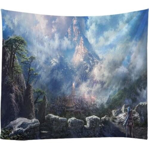 Dreamwoods 3D Printing Tapestry Wall Hanging Bed Spread Beach Towel Table Cloth Yoga Mat Home Decoration Concise Style Design