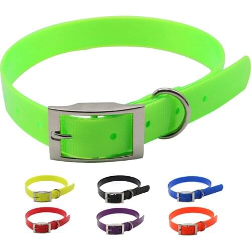 Nylon Dog Collar Adjustable TPU Pet Leash for Large Dogs Collars Accessories Pets Cat Leashs Lead Dog Supplies Waterproof