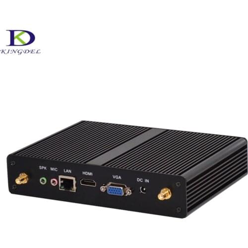 Heavy Promotion Fanless Palm Computer Celeron N2920 J1900 Windows 7 Intel HD Graphics HDMI+VGA Small Mini PC Nettop Wifi