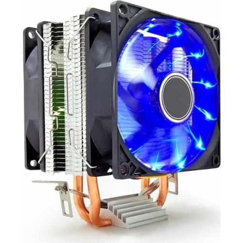 POHIKS CPU Cooler Fan Heatsink 4 Copper Heatpipe 3Pin RGB Fan Cooler For Intel 775/1151/1155 AMD AM3/4 Ryzen