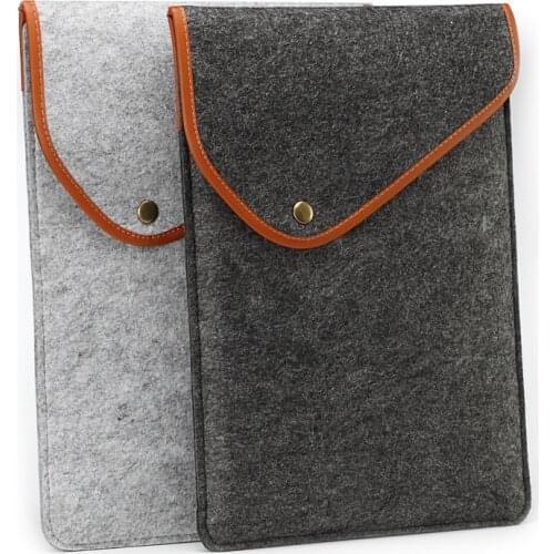 Portable Soft Felt Protective Sleeve Bag Cover Case For iPad Pro Air Mini/ Surface Pro Ultrabook laptop tablet Carrying Case