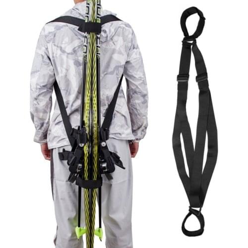 Outdoor Snowboard Strap Adjustable Ski Pole Carrier Strap Shoulder Snow Board Carry Strap Skiing Accessories Outdoor Sports