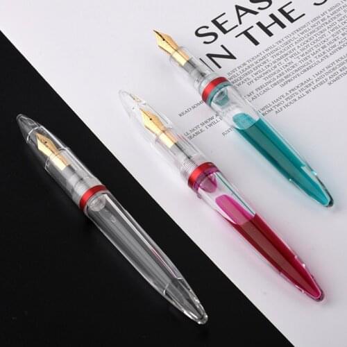 Elegant Fountain Ink Pen For School Office Supplies Writing Calligraphy Cute Kawaii Pens