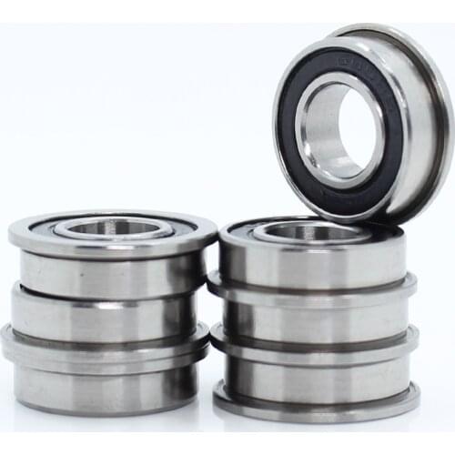 F688-2RS Bearing 8*16*5 mm 10PCS ABEC-1 Miniature Flanged F688RS Ball Bearings LF-1680DD F688 RS
