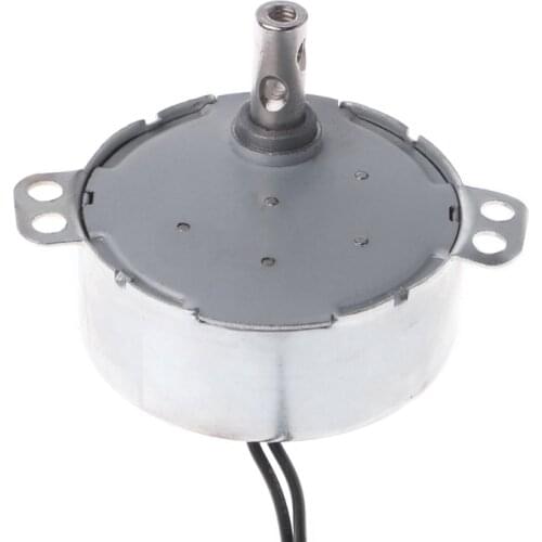 AC 220-240V Synchronous Motor Gearmotor 4W CW/CCW Great Couple 5-6 RPM