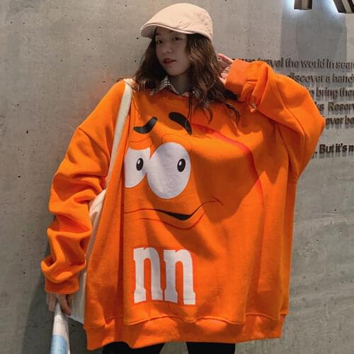 Fashion Oversized Hoodie Sweatshirts Women Korean Cool Hoody Streetwear Girl Autumn Loose Harajuku Tops Female Autumn Hoodie