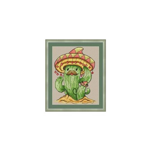 Cactus Father and Son MM200404 cross stitch 11CT 18ct 14ct cotton thread embroidery DIY handmade needlework