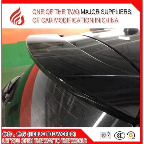 High quality black white primer unpainted color ABS car rear roof spoiler for Swift 2018 Sales champion
