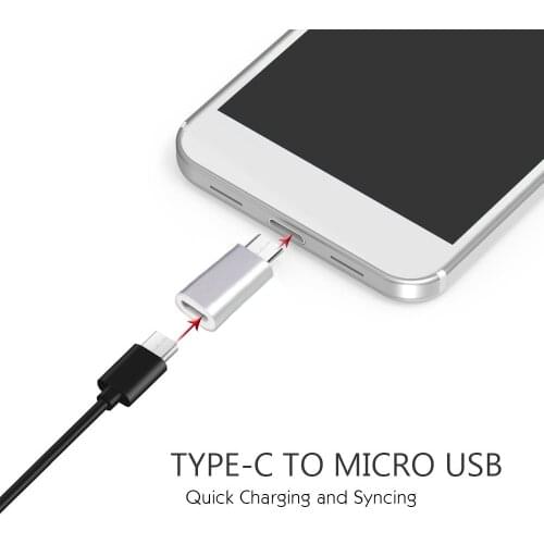 2packs NEW USB Type C Male Connector to Micro USB Female Converter USB-C Adapter for nubia z11 mini, oneplus two, lenovo ZUK Z3