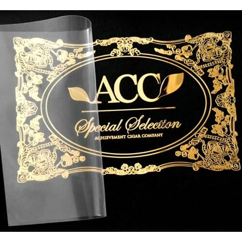 3D UV Transfer Stickers Personalise LOGO Custom Metal Shine Letter Transfering Labels