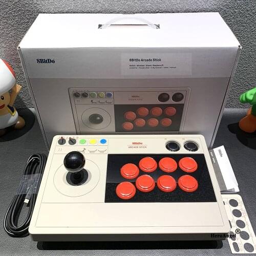 8BitDo V3 Arcade Controller 3 Mode Bluetooth 2.4GHz Wireless USB Wired Fight Stick for Nintendo Switch PC A Perfect Gift