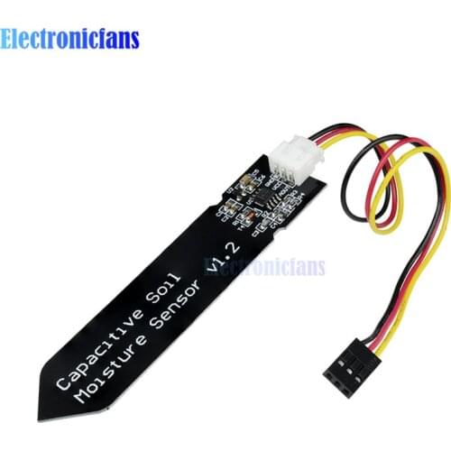 Analog Capacitive Soil Moisture Sensor V1.2 3.3~5.5V Corrosion Resistant With Gravity 3-Pin Interface for Arduino Raspberry