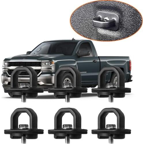 Car accessories Tie Down Anchor Truck Bed Side Wall Anchor Pickup for GMC Sierra Chevrolet Silverado