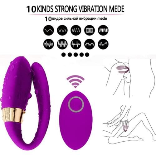 Wireless Remote Control Vibrator Panties for Women Wearable Dildo Vibrator G Spot Clitoris Stimulator 10 Frequency Adult Sex Toy