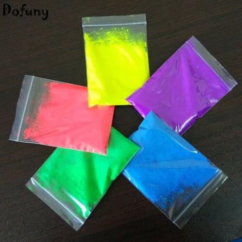 NEON Red Color Phosphor Powder Fluorescent Pigment for Cosmetic,50g/lot Powder Fluorescence for Painting Nail polish,Free ship