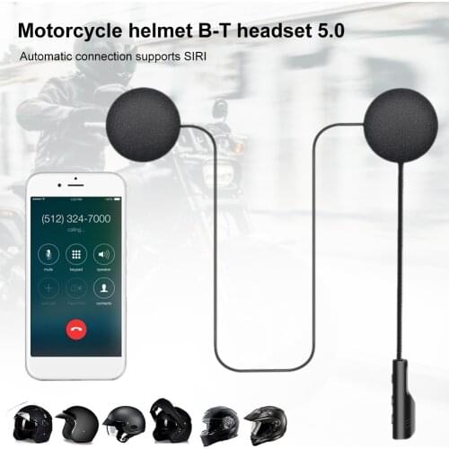 Motorcycle Helmet BT Headset with Microphone Helmet Earphones Hands-free Call Wireless Headphone 8Hrs Endurance Helmet Headset