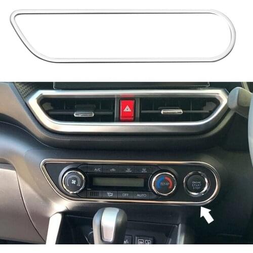 Car Central Control Air Conditioning Decorative Frame Air Conditioning Air Outlet Cover for Toyota Raize 2020-2021