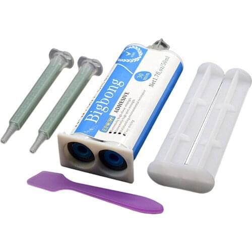 Epoxy Adhesive Glue 50ml 1:1 Two-Component Transparent Resin Strong Adhesives Bonds for Metal Ceramic Wood Glass Plastic Bonding