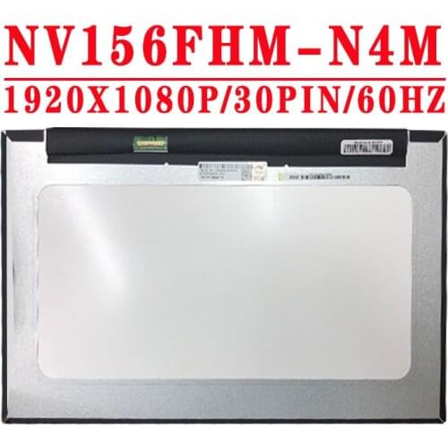 NV156FHM-N4M 15.6 inch 1920x1080 IPS 30PINS EDP 72%NTSC 300 cd/m² 60HZ Contrast Ratio700:1 Laptop LCD Screen