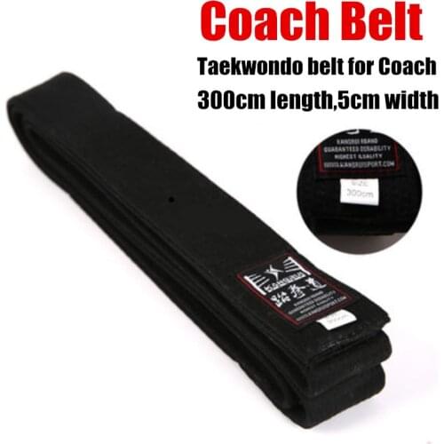 WTF Approved Korea Pinetree Taekwondo Black Belt TKD Kickboxing belt Martial Arts Karate Judo Tae Kwon Do 100% Cotton cosy Belt