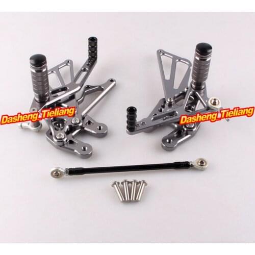 Motorcycles Adjustable Shift Brake Rearset Rear Set Footpegs Foot Rest Peg For Suzuki GSXR1000 2007 2008 GSXR 1000 K7